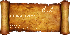 Czumpf Laura névjegykártya
